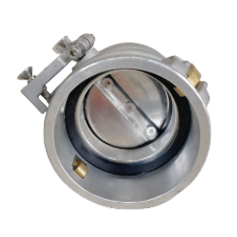 Cast Aluminum D-Type Female Dry Coupler with Butterfly Valve for Fuel Unloading