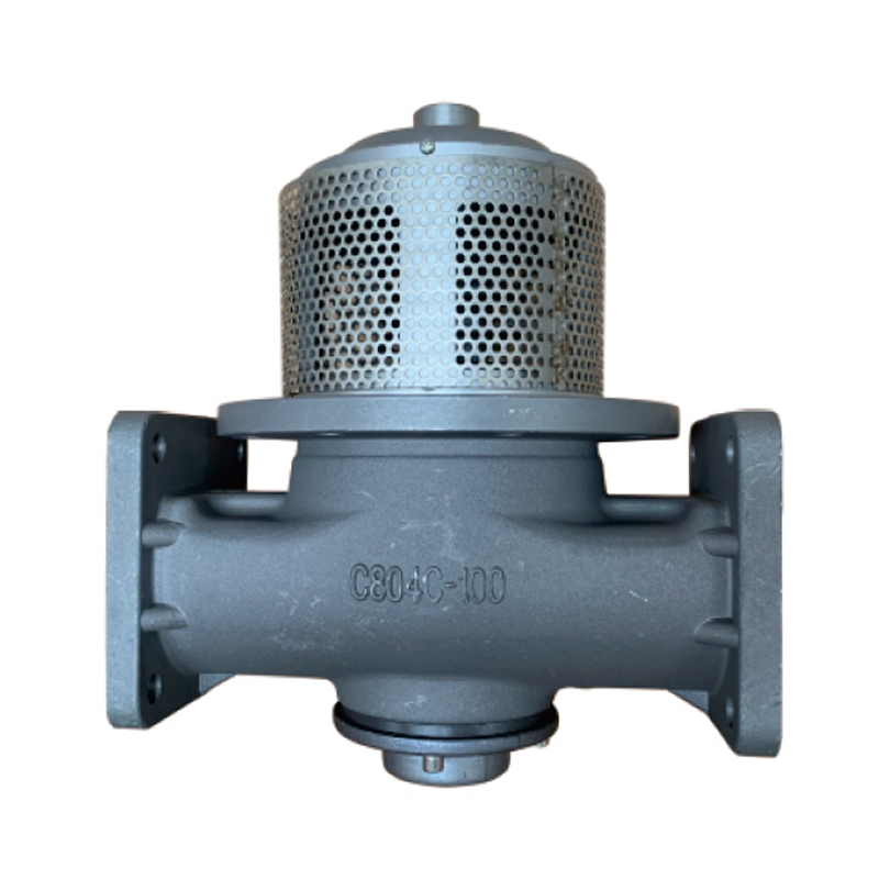 4 Inch Surface-Oxidized Aluminum T-Type Pneumatic Tank Truck Bottom Valve for Safe Liquid Transfer