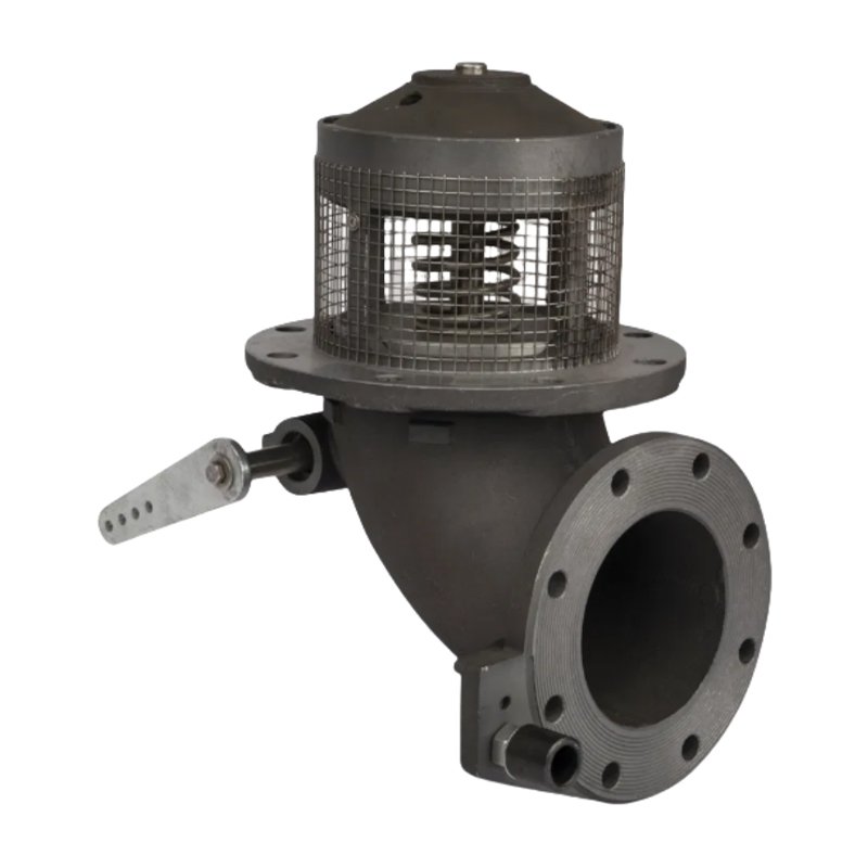 Compact 4-Inch Manual Tank Bottom Valve (HB804AS-100) – For Fuel and Hazardous Liquid Tank Trucks