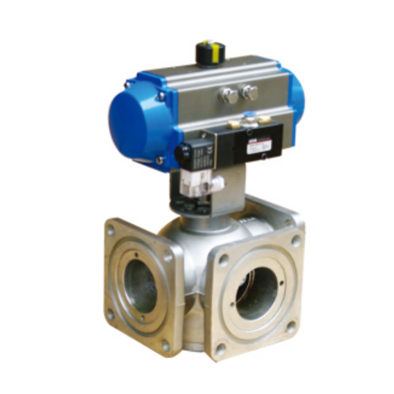 Pneumatic Aluminum Control Ball Valve for Tank Trucks Pneumatic Aluminum Control Ball Valve for Tank Trucks