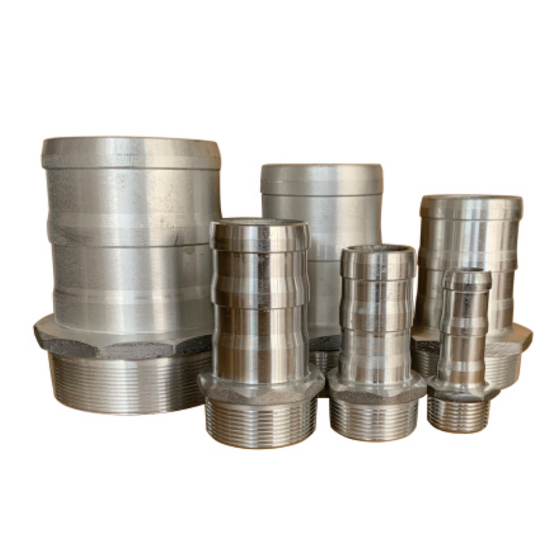 Aluminum Male Thread X Hose Tail – Industrial Fluid Transfer Adapter