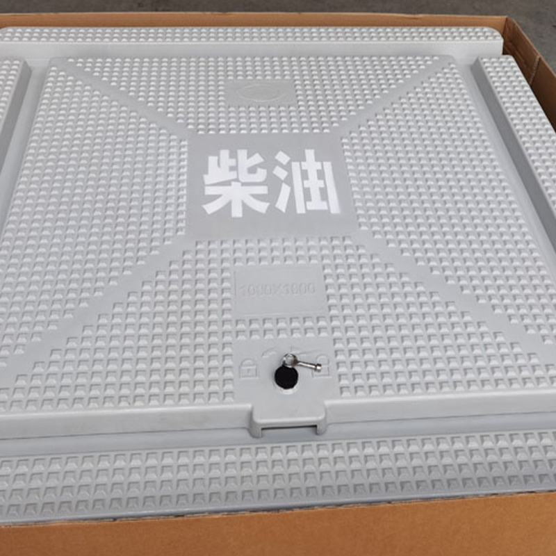 RF1350-230 Series Non-Traffic Bearing SMC Square Manhole Covers for Pedestrian and Urban Areas