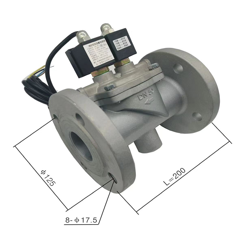 Aluminum High-Flow Dual-Flow Solenoid Valve for Fuel Dispensers