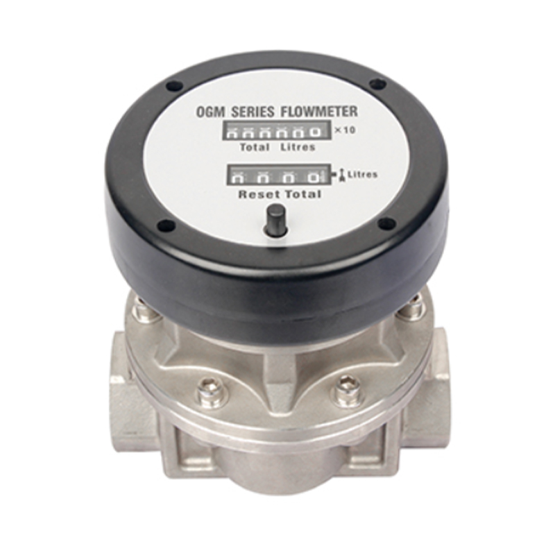 OGM-25X-SS Series Stainless Steel Precision Oval Gear Flow Meter for Industrial Liquid Measurement