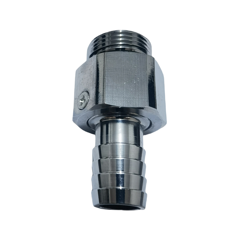 Heavy-Duty Brass Hose Tail Swivel for Fuel Dispensing Systems (360° Rotation)