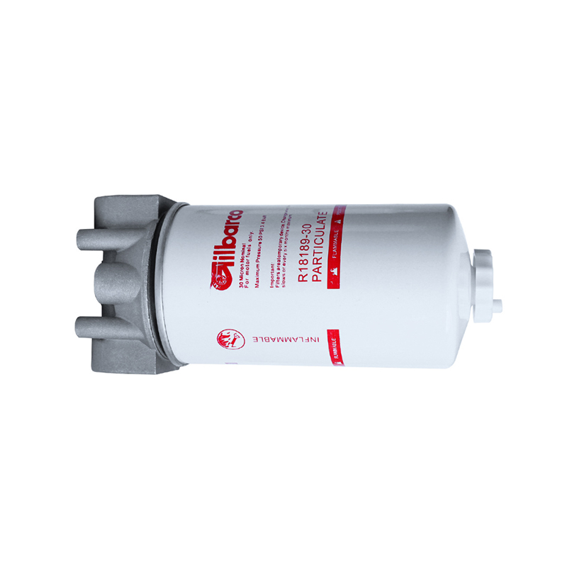 Cast Aluminum Filter Base with Disposable Steel Core Filter with Drain Bolt