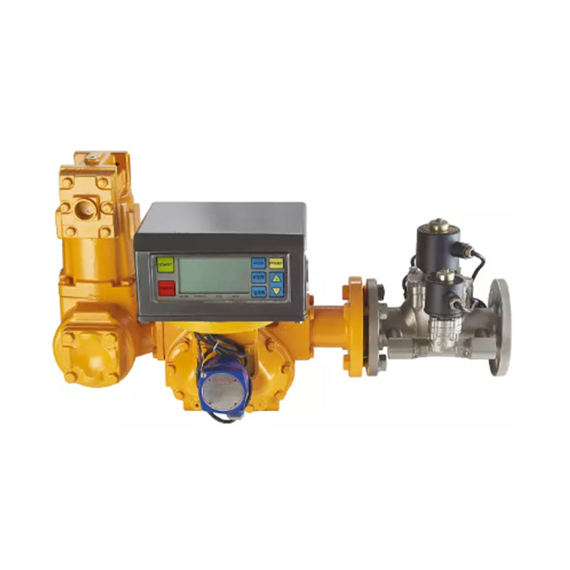 Automatic Electronic Positive Displacement Flow Meter with Stainless Steel Solenoid Valve for Fuel Transfer Systems