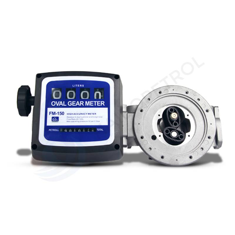 High-Accuracy Mechanical Oval Gear Flow Meter for Industrial Liquid Dispensing