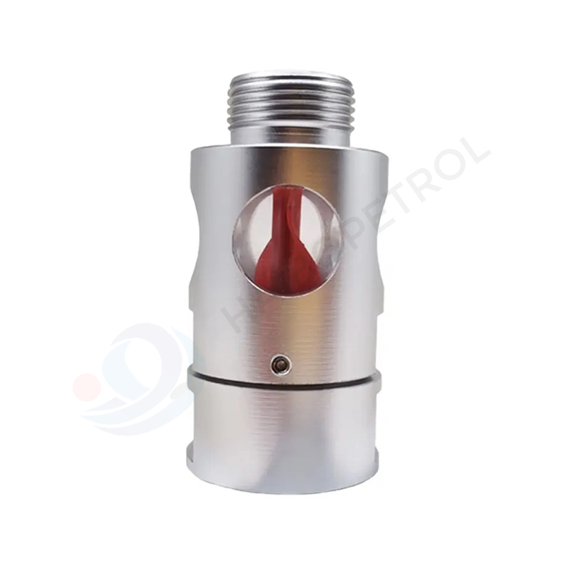 Aluminum Alloy Visual Oil Flow Indicator for Fuel Dispensing Systems