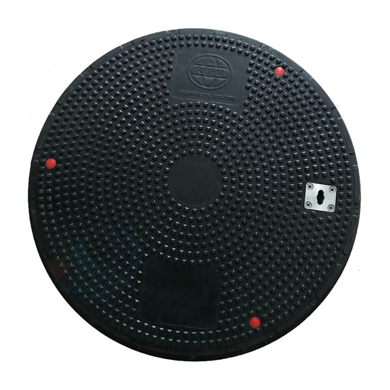 RF700-80 Series High-Performance SMC Round Manhole Covers for Fuel Stations and Industrial Roads