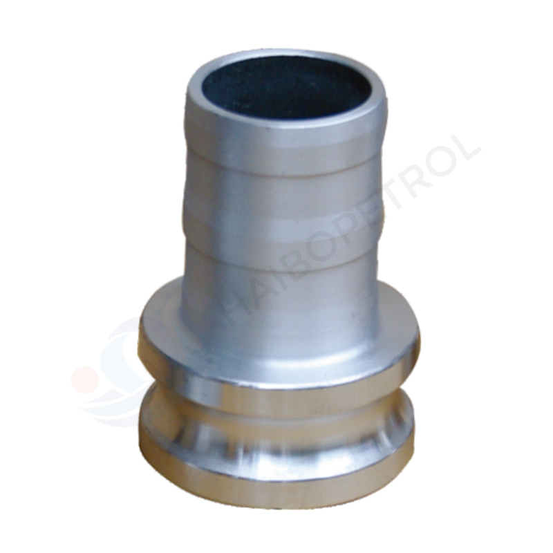 Aluminum Male Cam-Lock Quick Coupler with Variable Hose Tail for Industrial Liquid Transfer