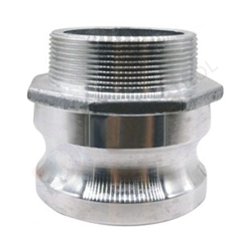 Aluminum Male Thread to Male Cam Coupler – Industrial Liquid and Fuel Pipeline Connection Solution