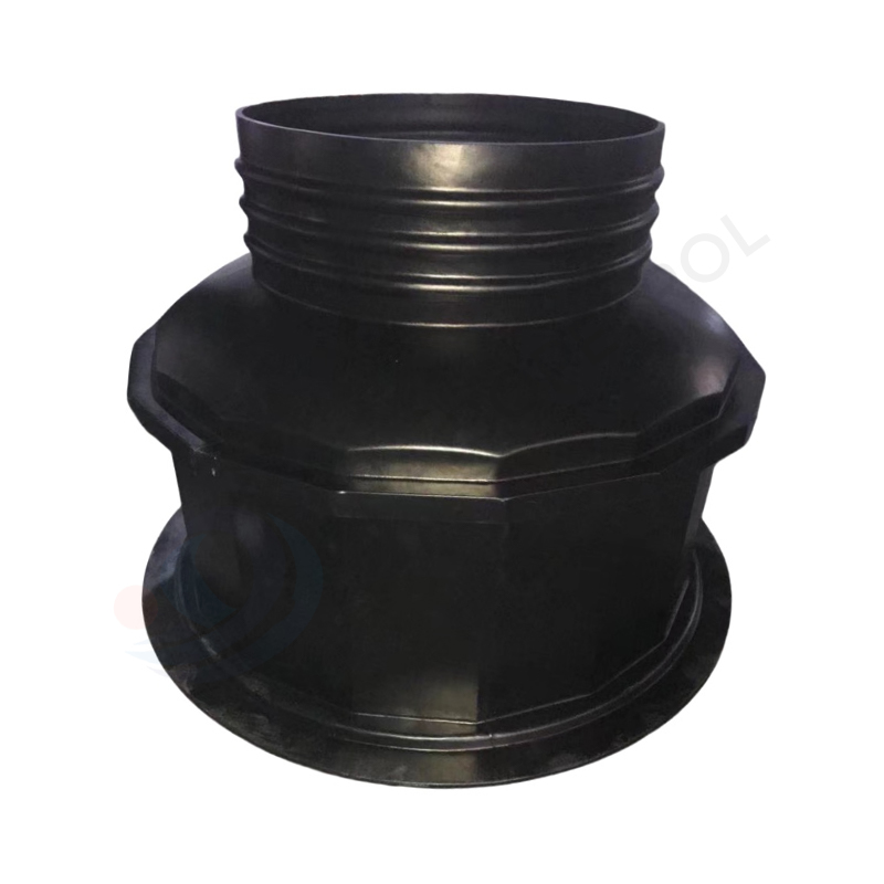 High-Strength HDPE Modular 16-Sided Two-Piece Manhole Well | Fuel Station and Industrial Fluid Pipeline Management