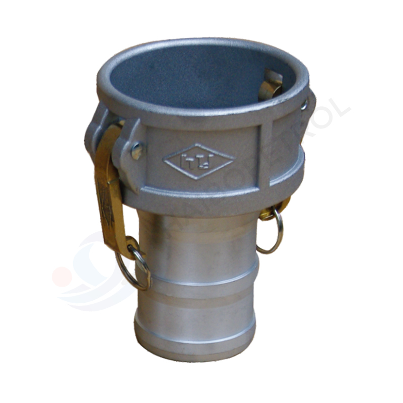 Aluminum Female Cam-Lock Adapter with Variable Hose Tail for Industrial Fluid Transfer