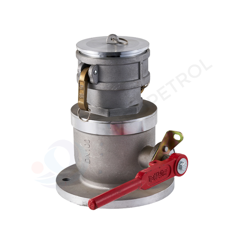 Compact Aluminum One-Way Ball Valve with Female Cam-lock Coupling for Fuel Handling Systems